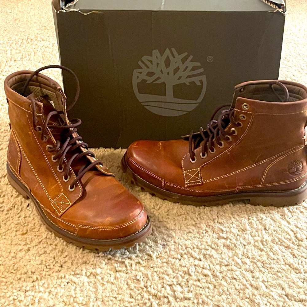 Timberland Original 6 in Boot Medium Brown Nubuck Size 9